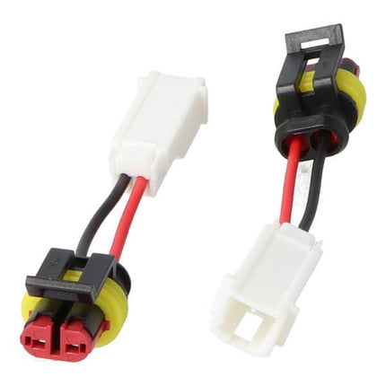 Kit de câbles adaptateur Power1 clignotants prise adaptateur <2014 arrière 2pcs gtv, gts, gts tous mod., gts super 300cc
