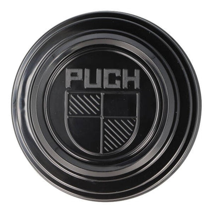 cache-compteur à la place du compte-tours + logo Puch Monza