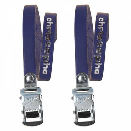 Toeclipsriem ZEF Christophe 516 Leer BL stel Blauw