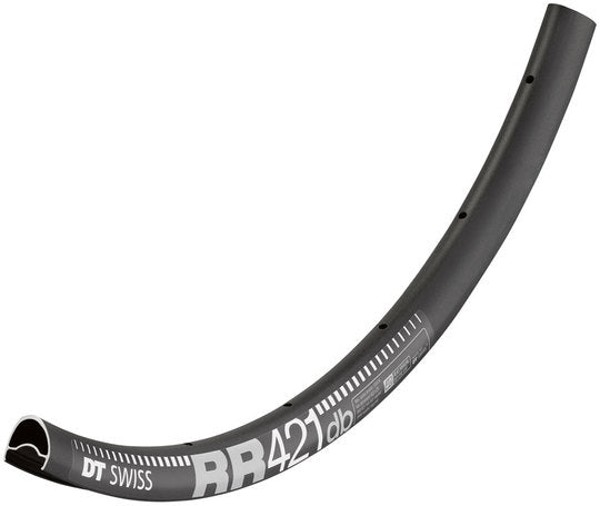 Velg 28" DT Swiss RR421 DB Asymmetric Asym 32-14 24.0MM Zwart