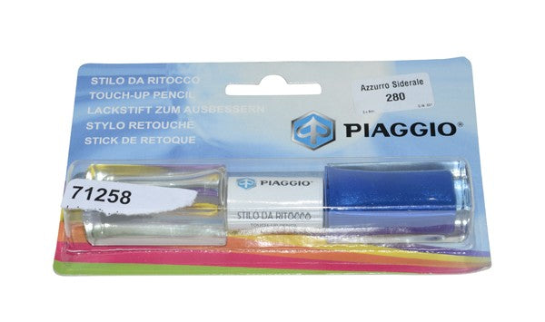 lakstift Piaggio origineel blauw siderale 280 piaggio, vespa 610730m003