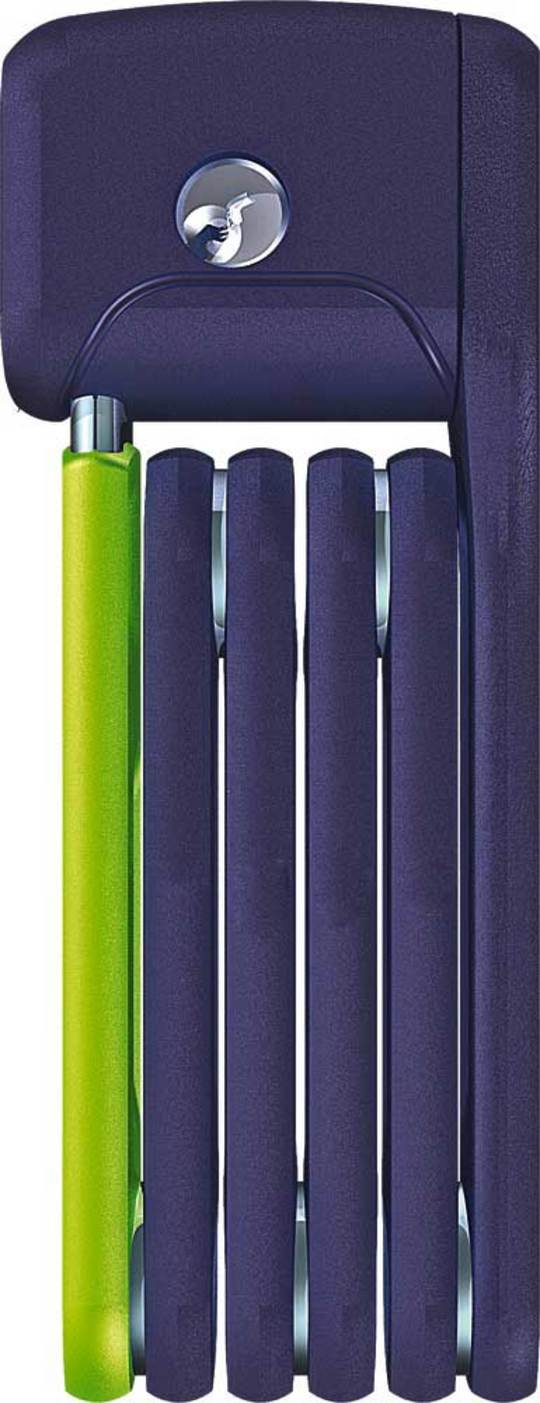 Vouwslot Abus Bordo Lite 6055 Zwenk 60CM Movistar Team Blauw Groen