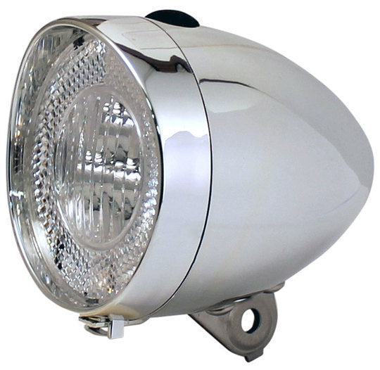 Fiets koplamp Union UN-4900 Batt Chroom