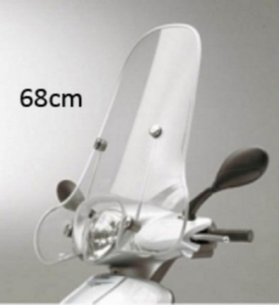 Piaggio original tall windscreen + mounting kit 68cm Liberty RST 657155