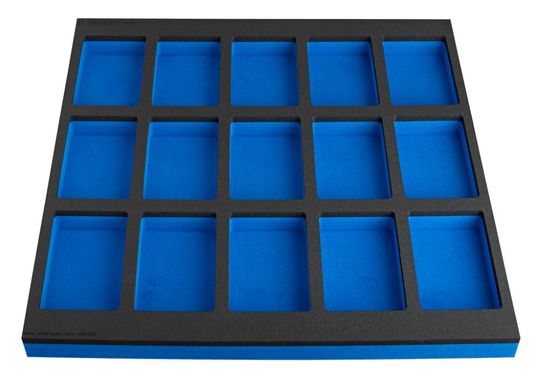 Foam Inlay Unior Werkbank 570x562x40MM Leeg 15DLG