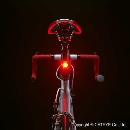 Achterlicht Cateye Wearable Mini WA10 Batt Zwart