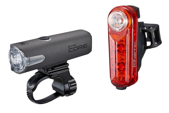 Lampset Cateye SyncCore + SyncKinetic NW100 Zwart