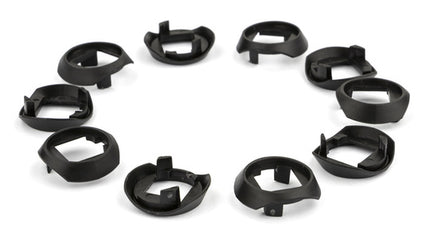 EF Tempoclip set van 10 Spatbord Zwart