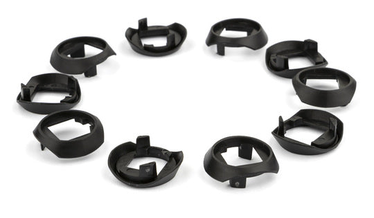 EF Tempoclip set van 10 Spatbord Zwart