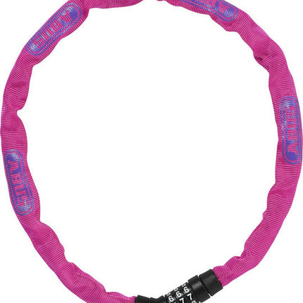 Kettingslot Abus Steel-O-Chain 4804C Ketting Steel Chain Code Roze