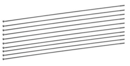 Spaak 13x194 Sapim RVS set van 10 Zilver