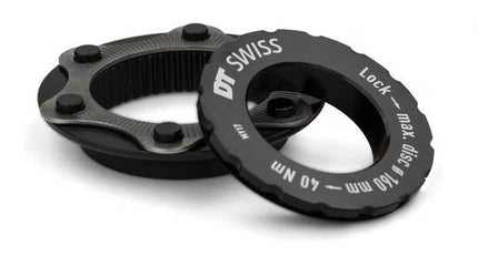DT Swiss Center Lock Adapter Race 160MM 12MM naaf Zwart