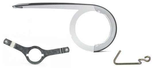 Kettingscherm HES Cambio 42-46T Smoke Zilver