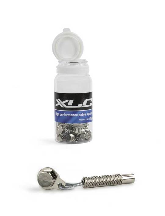 XLC Kabelsteller SA M/BOUT POT A 15 naaf Zilver