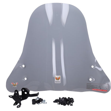 windscherm isotta met bevestigingsset hoog smoke Piaggio1+ (one)