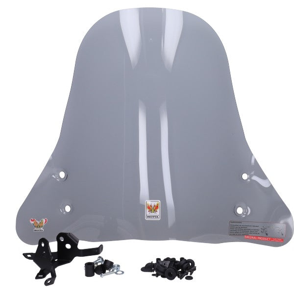 Pare-brise Isotta avec kit de fixation haut fumé Piaggio1+ (one)
