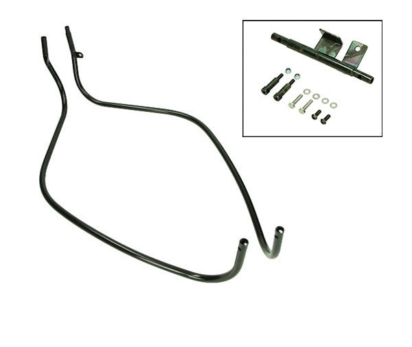 sierbeugelset Regia voorzijde (made in EU) glans zwart lx, vespa, vespa S