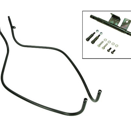 sierbeugelset Regia voorzijde (made in EU) mat zwart lx, vespa, vespa S