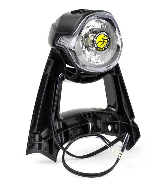 Fiets koplamp Spanninga BTF Span E-BIKE 6V 25CM Zwart Zilver