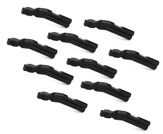 Spatbord stanghouder SKS PVC ARS15 set van 10 Spatbord Zwart