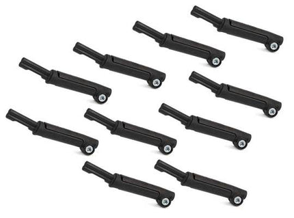 Spatbord stanghouder SKS L PVC ESC11 set van 10 Spatbord Zwart