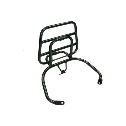 Porte-bagages arrière Regia pliable (fabriqué en UE) noir brillant lx, vespa, vespa S