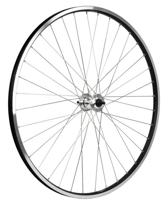 Voorwiel 28 Zac19 28x13/8 Vast 36-14 24MM Zwart Zilver