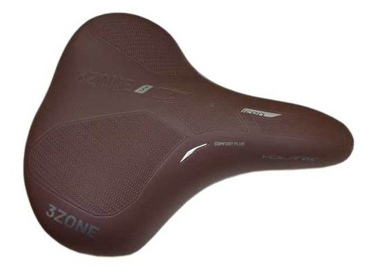 Zadel Selle Bassano Volare 3Zone Comfort Plus Bruin