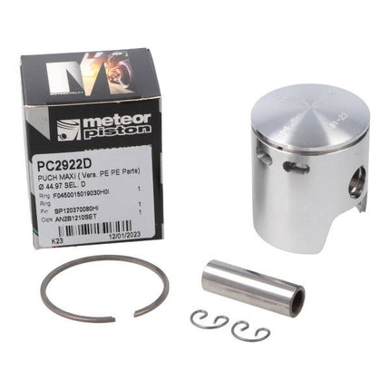 piston Meteor D cylindre 4-transferts, axe 12 45mm Puch Maxi PC2922