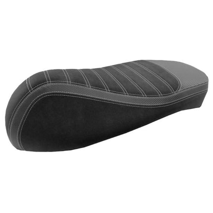 buddydek Regia alcantara streep Sport (fabriqué en UE) Vespa noir/gris <2023 gts 125cc, gts 250cc, gts 300 (euro4)