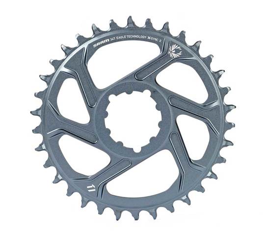 Kettingblad Sram X01-GX Eagle C2 Kett Blad 34 Xsync Grijs