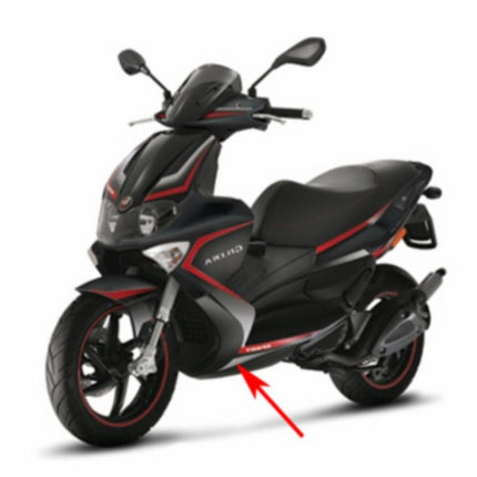 underspoiler Piaggio original glossy black 94 runner rst 6565236090