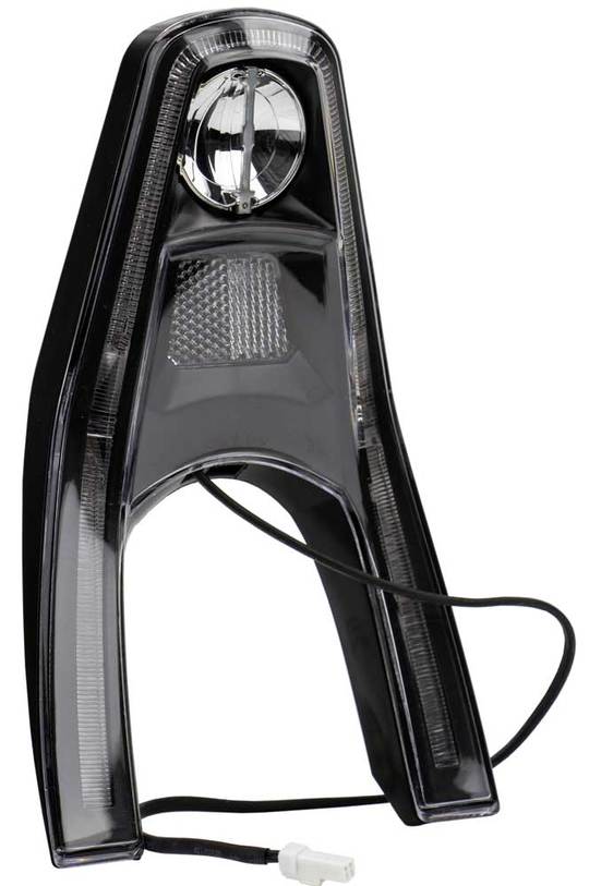 Fiets koplamp Spanninga FPH 2 Span FPH2.0 E-BIKE 12V Zwart