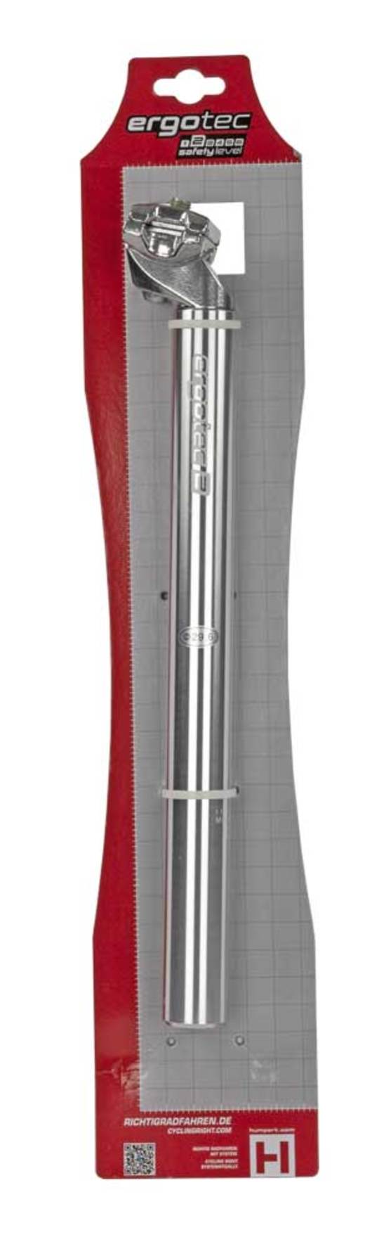 Zadelpen Ergotec 29.6X350 Zilver