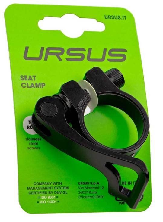 Zadelbuisklem Ursus 34.9 Zwart