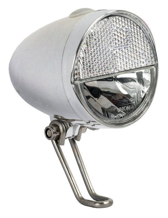 Fiets koplamp Union UN-4980 Classico Batt Chroom