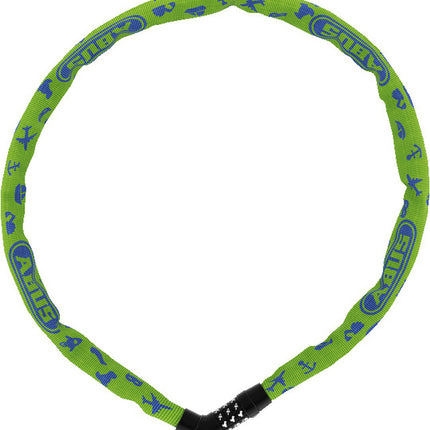 Kettingslot Abus Steel-O-Chain 4804C Symbols Ketting Steel Chain 75x4 Groen