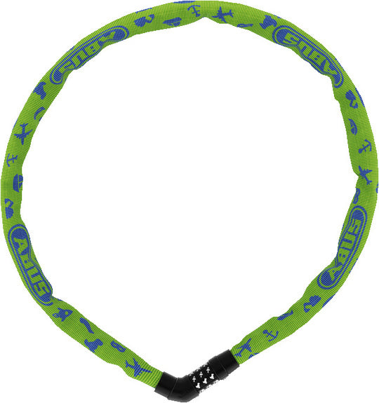Kettingslot Abus Steel-O-Chain 4804C Symbols Ketting Steel Chain 75x4 Groen