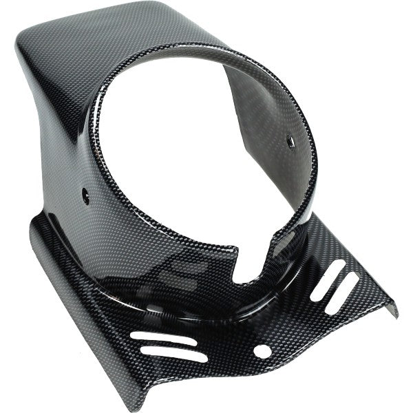 koplamp spoiler rond carbon puch maxi