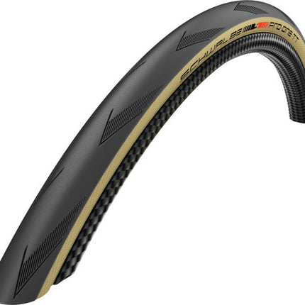 Buitenband 28" Schwalbe Pro One TT 28x11-16 25-622-BE Zwart Beige