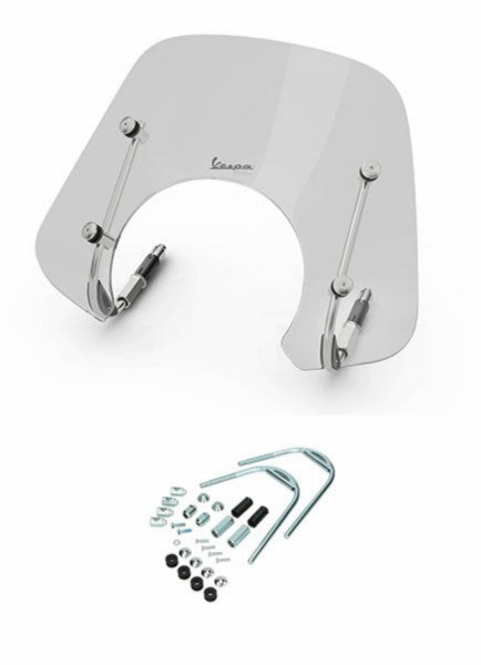 windscherm Piaggio origineel met bevestigingsset laag 2022-2023 Euro-5 smoke gts 300 1b010564