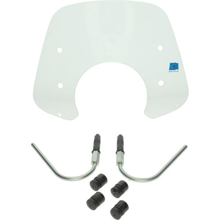 windscreen Regia with mounting kit low euro-5 (made in EU) clear gts 125cc, gts 250cc, gts 300 HPE