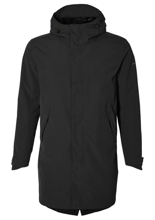 Regenjas Basil Mosse Parka Zwart