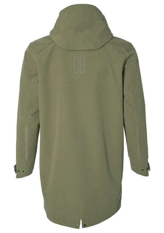 Regenjas Basil Mosse Parka Groen