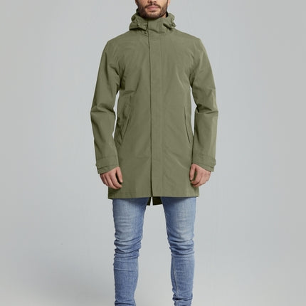 Regenjas Basil Mosse Parka Groen