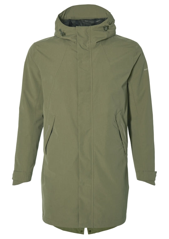 Regenjas Basil Mosse Parka Groen
