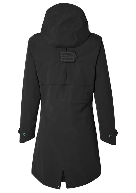 Regenjas Basil Mosse Parka Zwart