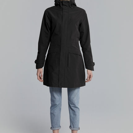 Regenjas Basil Mosse Parka Zwart