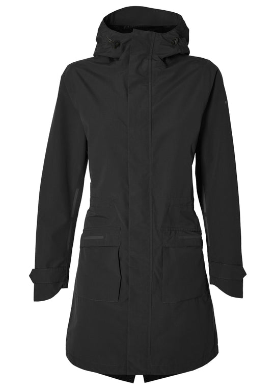 Regenjas Basil Mosse Parka Zwart