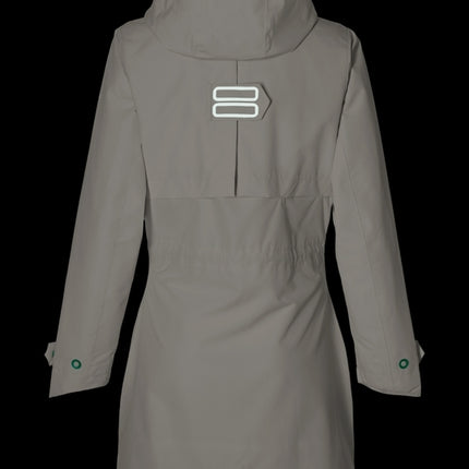 Regenjas Basil Mosse Parka Wit